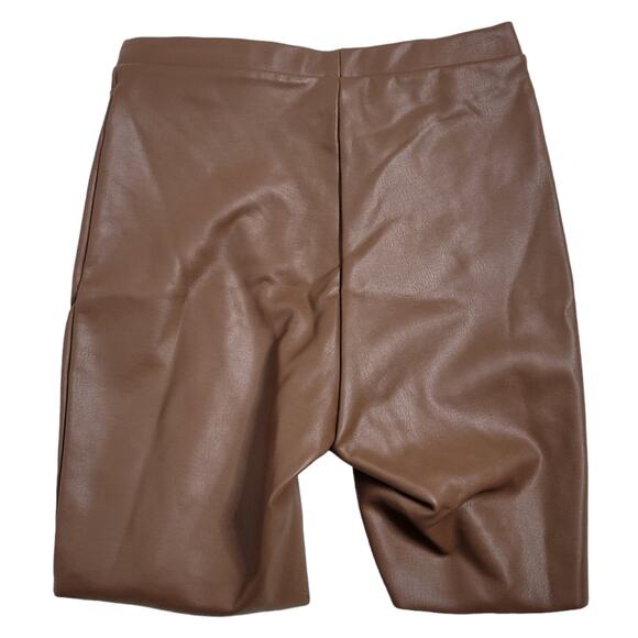 Skims Faux Leather Biker Shorts Jasper NEW Women's XS - Picture 3 of 8